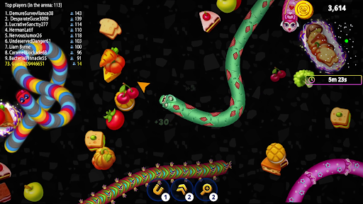 Worms Zone .io - Hungry Snake Screenshot 9