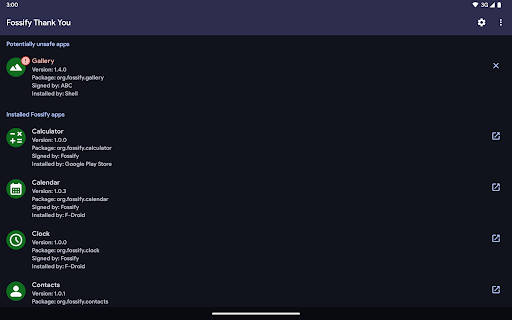 Fossify Thank You Screenshot 8