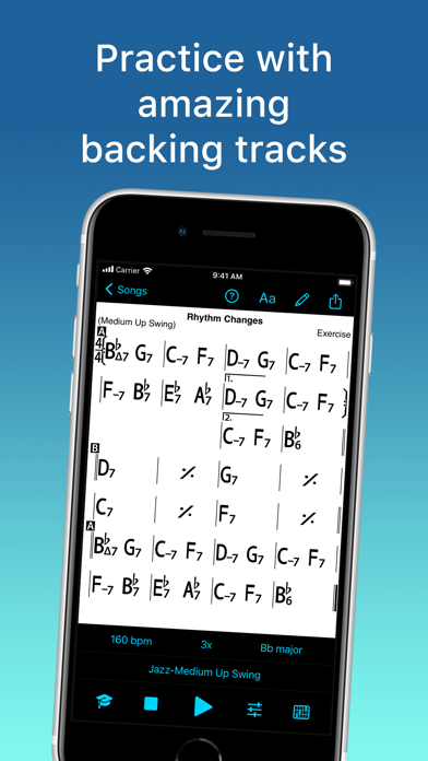 iReal Pro: Backing Tracks Screenshot 1