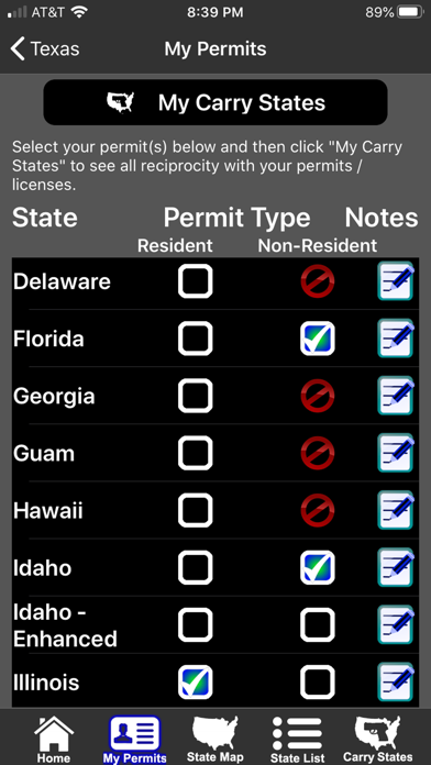 CCW – Concealed Carry 50 State Screenshot 3