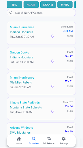 Live Scores : NFL NCAA NBA MLB Screenshot 23