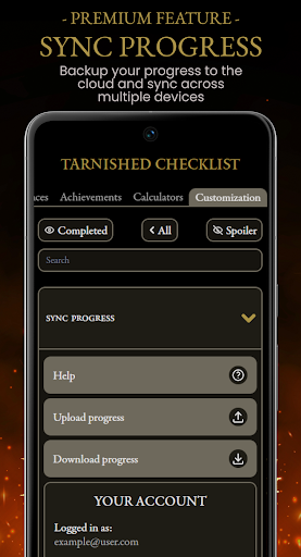 Tarnished Checklist Premium Screenshot 10