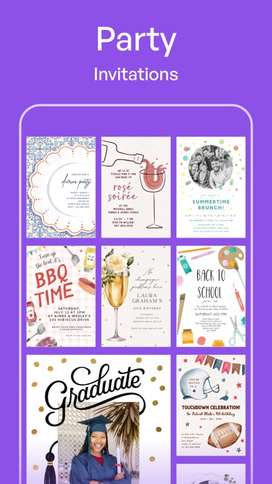 Invitation Maker: Cards & RSVP Screenshot 7