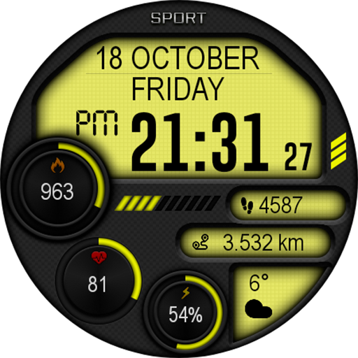 Digital Iwasa Watch Face Screenshot 19
