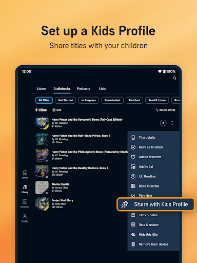 Audible: Audiobooks & Podcasts Screenshot 20