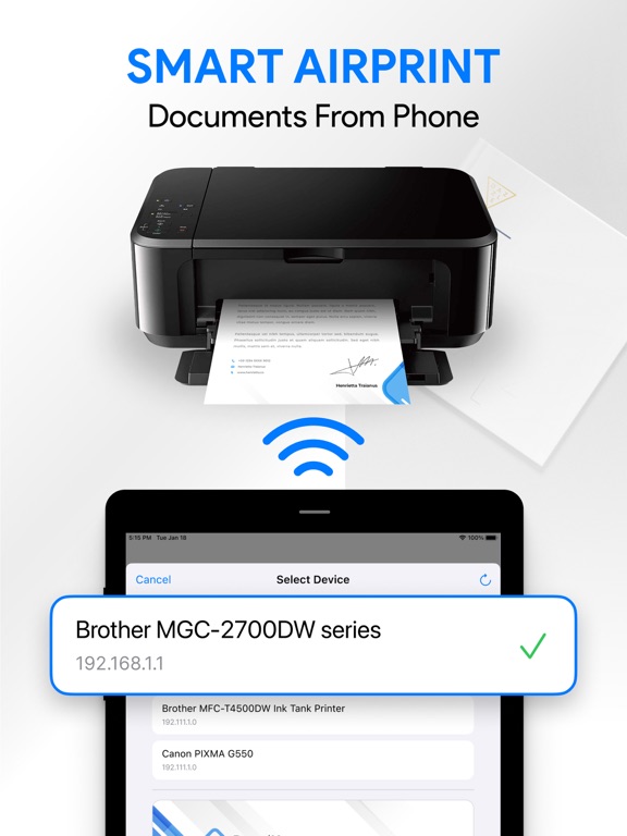 Smart Print - Air Printer App Screenshot 1