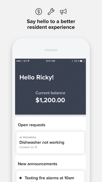 Resident Center Screenshot 1
