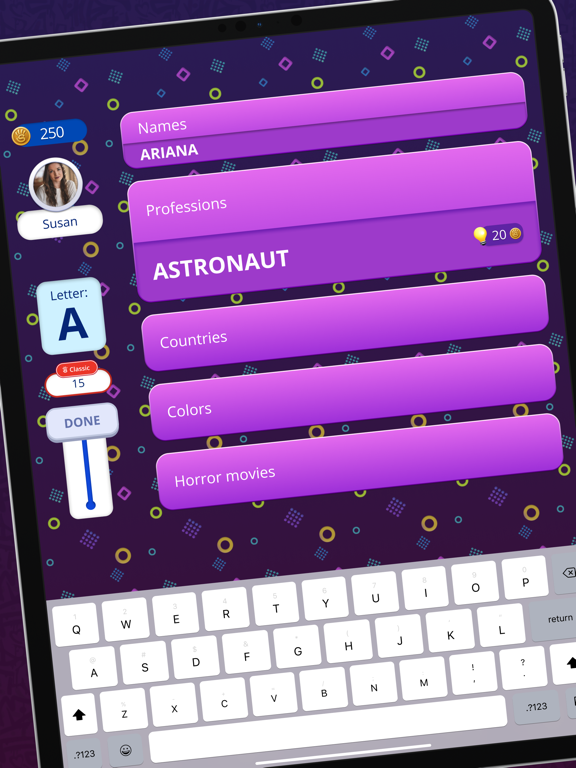 Stop 2 - Word Trivia Game Screenshot 1