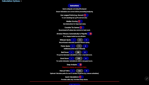 PlayoffComputer Screenshot 8