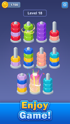 Nuts Factory: Sort Puzzle Screenshot 6