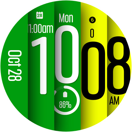 Stretch Fall - Watch face Screenshot 7
