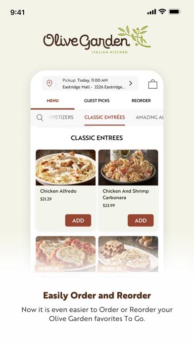 Olive Garden Italian Kitchen Screenshot 1