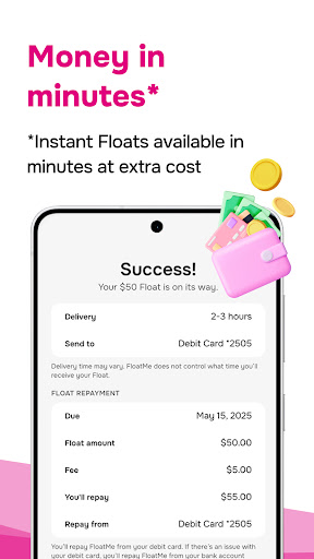 FloatMe: Fast Cash Advance App Screenshot 3