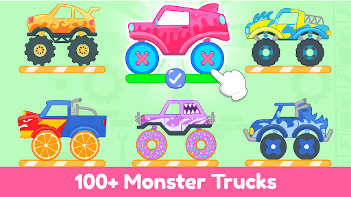 Monster Truck Kids Car Games Screenshot 2