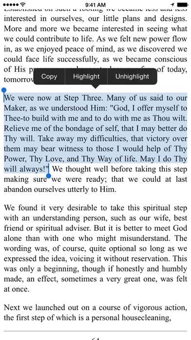 12 Steps AA Companion Screenshot 2