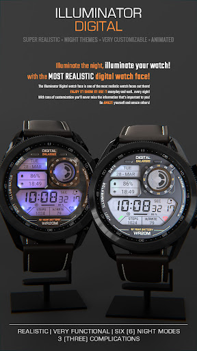 ILLUMINATOR Digital Watch face Screenshot 25