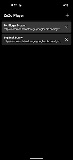 ZoZo Player - URL Video Player Screenshot 1