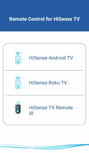 HiSense Smart TV Remote Screenshot 1