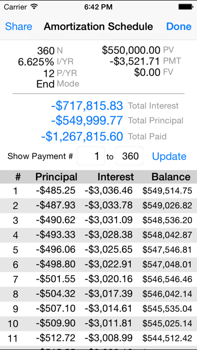 10bii Financial Calculator Screenshot 2