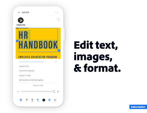 Adobe Acrobat Reader: Edit PDF Screenshot 7