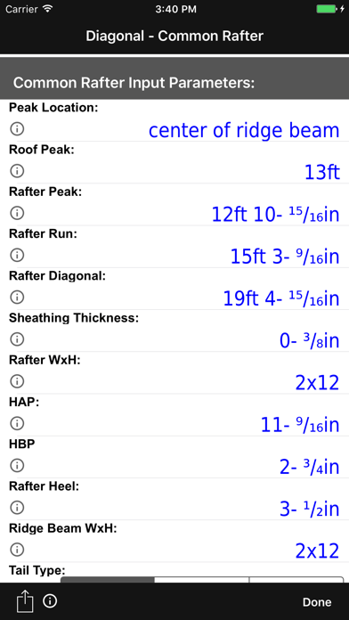 BuildCalc Screenshot 3