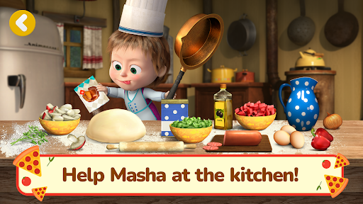 Masha and the Bear Pizza Maker Screenshot 1