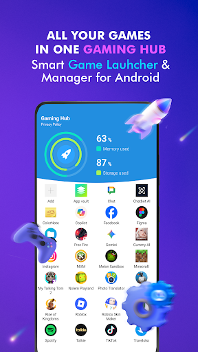 Gaming Hub: Game Launcher App Screenshot 11