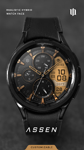 S4U Assen - Hybrid watch face Screenshot 1