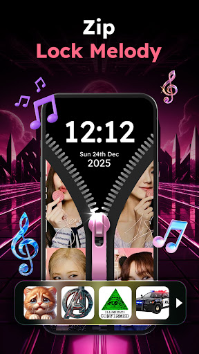 Zipper Lock Wallpapers Screen Screenshot 7