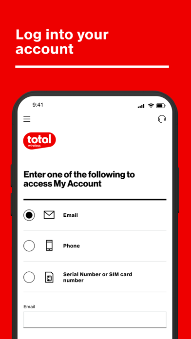 My Total Wireless: Account App Screenshot 1