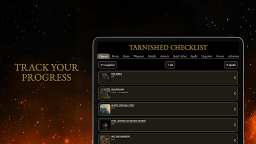Tarnished Checklist Premium Screenshot 17