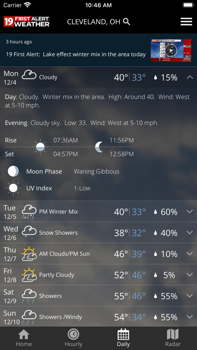 Cleveland19 FirstAlert Weather Screenshot 3