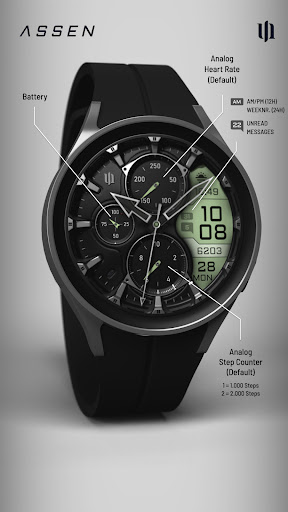S4U Assen - Hybrid watch face Screenshot 3