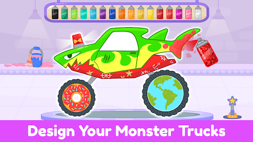 Monster Truck Kids Car Games Screenshot 29