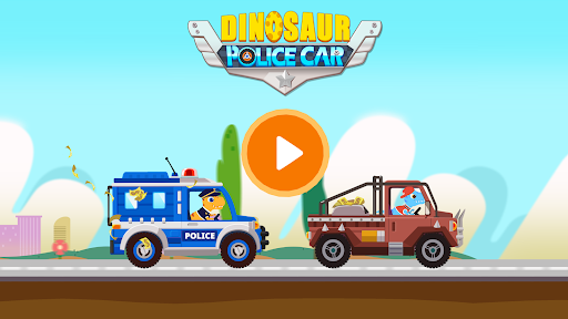 Dinosaur Police Car Games kids Screenshot 1