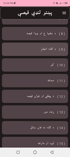 Pashto short stories پښتو قیصی Screenshot 9