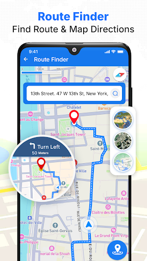 Satellite Map Live Earth View Screenshot 2