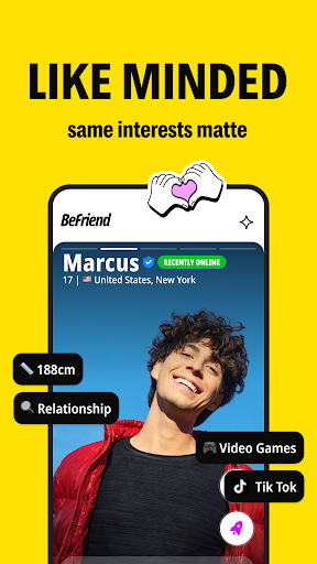 BeFriend: make friends nearby Screenshot 4