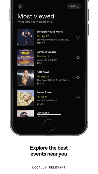 DICE: Live Shows Screenshot 2