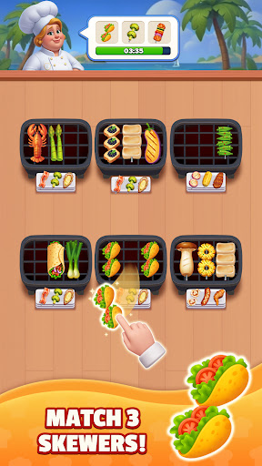 Grill Match - Food Sort Puzzle Screenshot 2