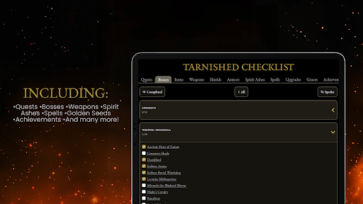 Tarnished Checklist Premium Screenshot 19