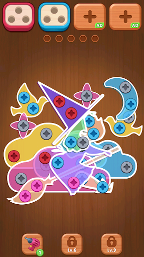 Woodbolt Sort: Nuts & Screws Screenshot 3