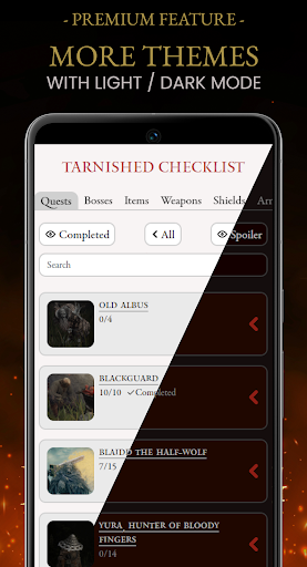 Tarnished Checklist Premium Screenshot 8