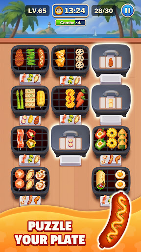 Grill Match - Food Sort Puzzle Screenshot 4