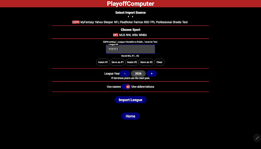 PlayoffComputer Screenshot 9