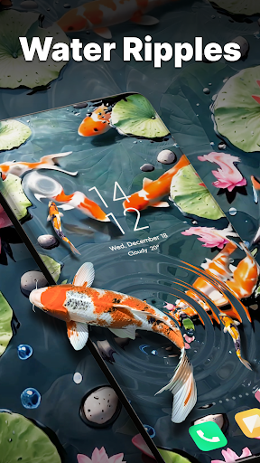 Ripple & 3D Live Wallpaper Screenshot 2