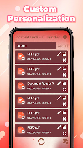 Document Reader-PDF Launcher Screenshot 3
