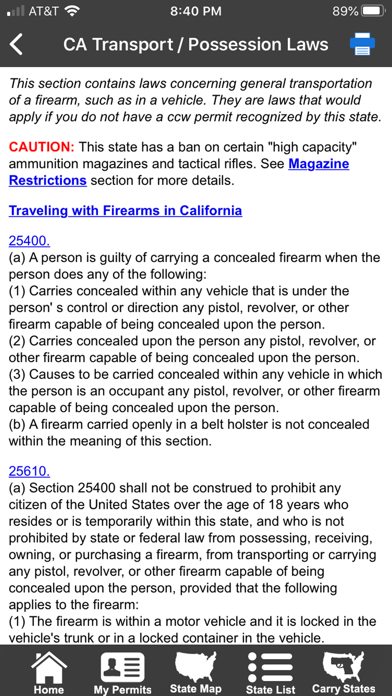 CCW – Concealed Carry 50 State Screenshot 6