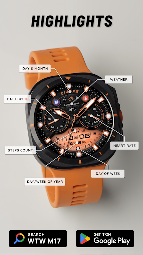 WTW M17 Hybrid Watch Face Screenshot 4
