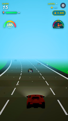 Retro Road Racer - Car Racing Screenshot 1